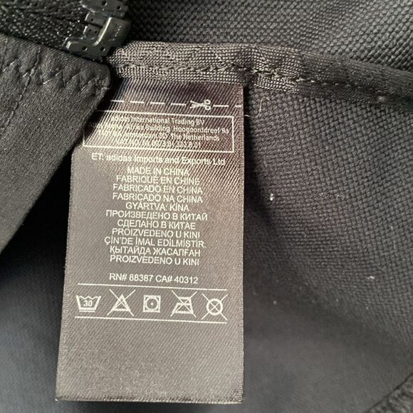 Adidas Black Response Full Zip Lightweight Jacket Size Small - Picture 5 of 8